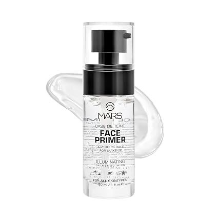 MARS Primer for Face Makeup For All Skin Types | Perfectly Blurs Pores, Wrinkles and Fine Lines | Oil Control | Lightweight Texture (30ml)