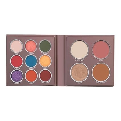 MARS The City Paradise Makeup Kit | Highly Pigmented and Blendable | 9 Eyeshadow Palette with 1 Highlighter, Blusher, Bronzer & Compact Powder each (16.0 gm) (Ahmedabad)