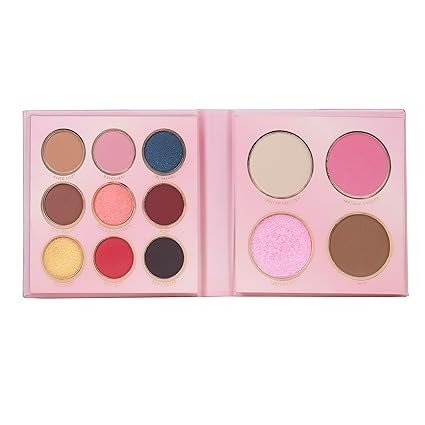 MARS The City Paradise Makeup Kit | Highly Pigmented and Blendable | 9 Eyeshadow Palette with 1 Highlighter, Blusher, Bronzer & Compact Powder each (16.0 gm) (Jaipur)