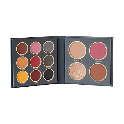 MARS The City Paradise Makeup Kit | Highly Pigmented and Blendable | 9 Eyeshadow Palette with 1 Highlighter, Blusher, Bronzer & Compact Powder each (16.0 gm) (Kolkata)
