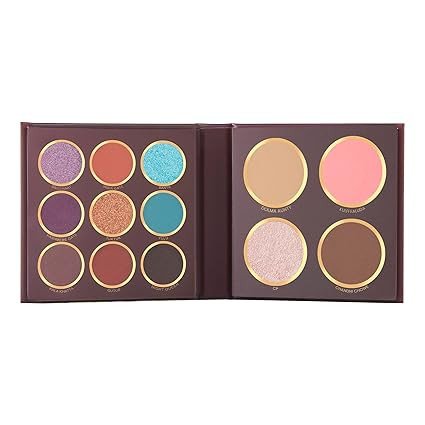 MARS The City Paradise Makeup Kit | Highly Pigmented and Blendable | 9 Eyeshadow Palette with 1 Highlighter, Blusher, Bronzer & Compact Powder each (16.0 gm) (Delhi)