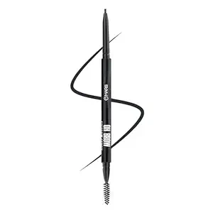 MARS OH Brow Eyebrow Pencil | Micro Precision Retractable with a Spoolie | Highly Pigmented | Smudge Proof & Water Resistance | Long-Lasting | Lightweight Eyebrow Pencil (0.1 gm)