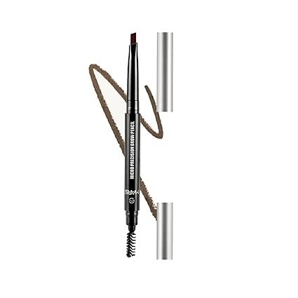 MARS Micro Precision Brow Pencil with spoolie | Retractable & Easy Glide | Long Lasting & Natural finish (0.4 g)