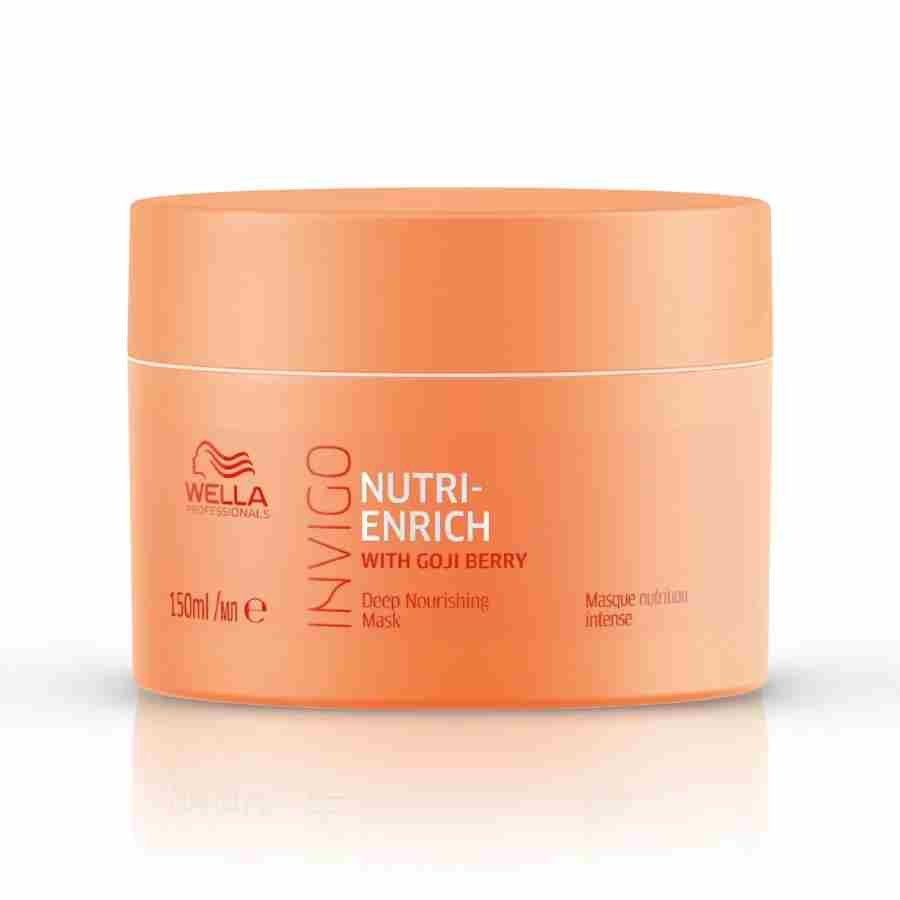 Wella Professionals Invigo Nutri-Enrich Hair Mask | Nourishing, Hydrating Hair Treatment for Dry & Damaged Hair | With Goji Berry Nutrients