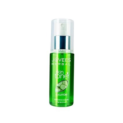Jovees Herbal Cucumber Skin Toner | Toner for Oily & Acne Prone Skin | Cleansing Hydrating And Pore Tightening | 100% Natural | Paraben & Alcohol Free