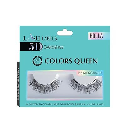 Colors Queen Lash Labels 5D Eyelashes for Women (Holla)