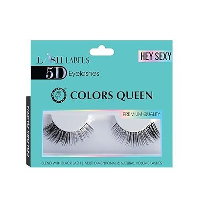 Colors Queen Lash Labels 5D Eyelashes for Women (Hey Sexy)