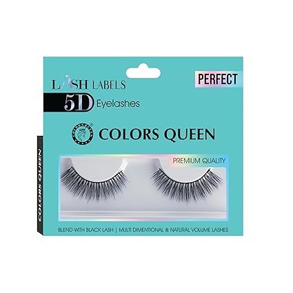 Colors Queen Lash Labels 5D Eyelashes for Women (Perfect)