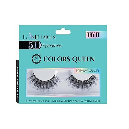 Colors Queen Lash Labels 5D Eyelashes for Women (Try It)