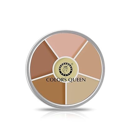 Colors Queen Light Weight Multi-Purpose Matte Concealer Color Corrector Palette | Creamy Matte Finish, Easy to Blend Hydrating Formula | Long Lasting & Waterproof Concealer for Face Makeup
