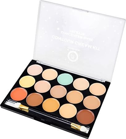 COLORS QUEEN Contour Cream Kit Matte Concealer Base Palette,Full Coverage For All Skin Types