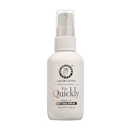 Colors Queen Fix Quickly Makeup Setting Spray – 70 ml | Long Lasting Makeup Fixer Spray for Face with Natural Finish, Makeup Keeps Makeup Intact & Hydrate | Light Weight, Quick Dry Makeup Fixer MF 13