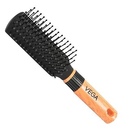 Vega Mini Flat Hair Brush (India's No. 1* Hair Brush Brand) For Men & Women R5 FB