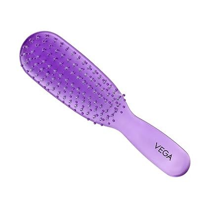 Vega Mini Hair Brush (India's No.1* Hair Brush Brand) For Men and Women, Color May Vary R2 MB
