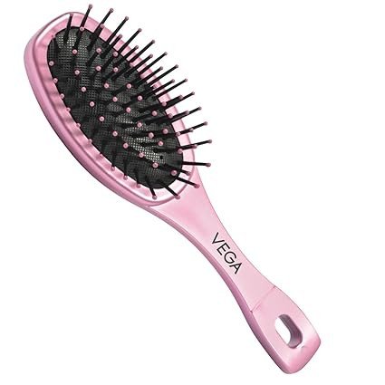 Vega Mini Flat Hair Brush (India's No. 1* Hair Brush Brand) For Men & Women R1 MB