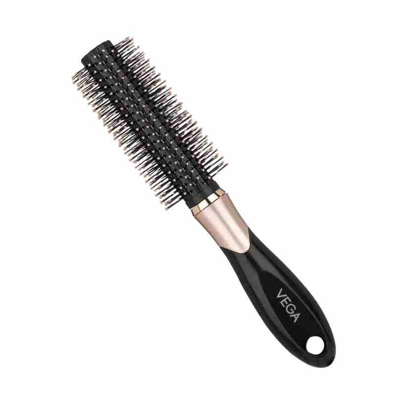 Vega Round Hair Brush for Men and Women | Reduces Snags, Detangle and Tangles| Add Volume to Hair| All Hair Types E34 RB