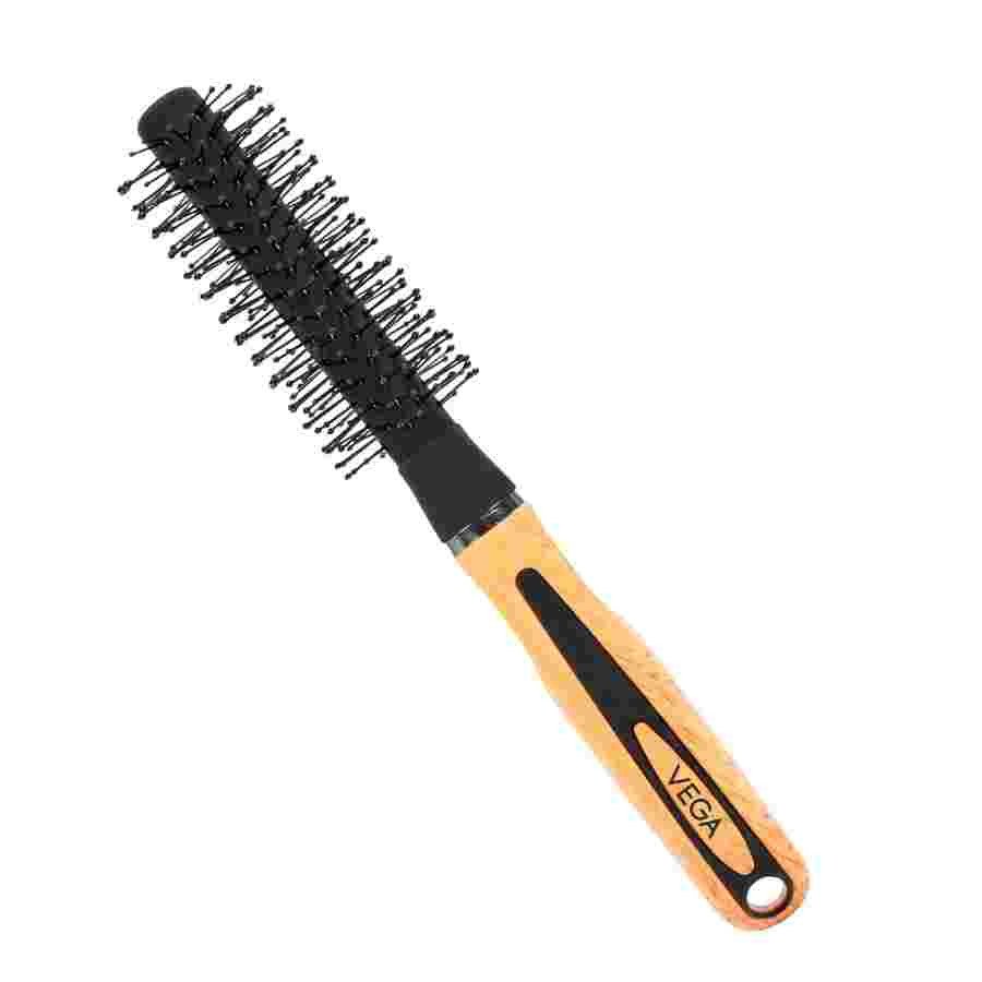 Vega Round Hair Brush (India's No.1* Hair Brush Brand) For Adding Curls, Volume & Waves In Hairs| Men and Women| All Hair Types  E2 RB