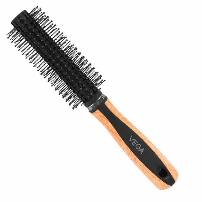 Vega Round Hair Brush (India's No.1* Hair Brush Brand) For Adding Curls, Volume & Waves In Hairs| Men and Women| All Hair Types H6 RB