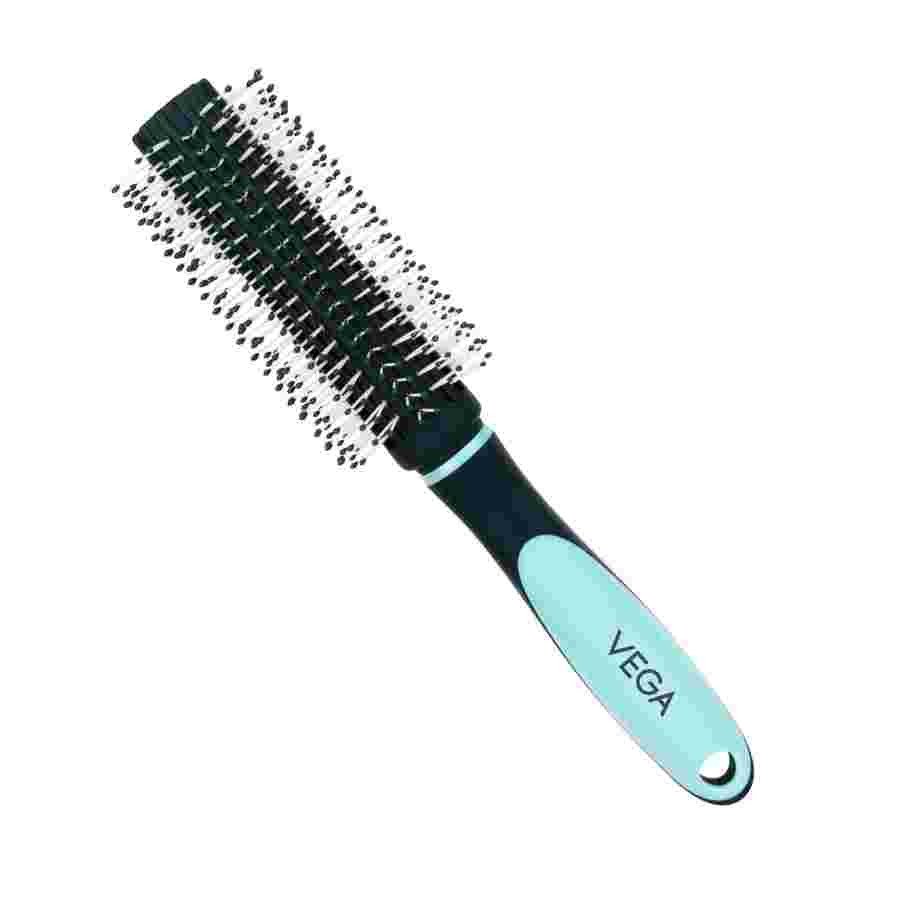 Vega Round Hair Brush (India's No.1* Hair Brush Brand) For Adding Curls, Volume & Waves In Hairs| Men and Women| All Hair Types E22 RB