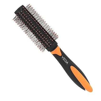Vega Round Hair Brush (India's No.1* Hair Brush Brand) With Sectioning Clip E20 RB