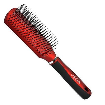 Vega Flat Hair Brush (India's No. 1* Hair Brush Brand) For Men & Women E3 FB