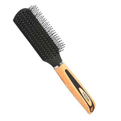 Vega Flat Hair Brush (India's No. 1* Hair Brush Brand) For Men & Women E2 FB