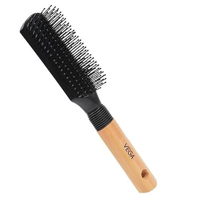 Vega Flat Hair Brush (India's No. 1* Hair Brush Brand) For Men & Women E8 FB