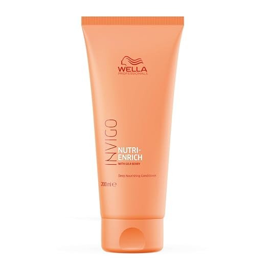 Wella Professionals Invigo Nutri-Enrich Conditioner | Deep Conditioning for Dry, Frizzy & Damaged Hair | 200 ml | With Goji Berry & Vitamin E
