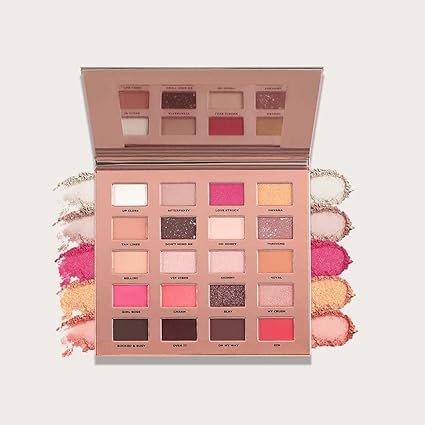 Glam21 Muse Eyeshadow Palette | Highly Pigmented |20 Selected Shades| Matte& Shimmer Shades - 30gm