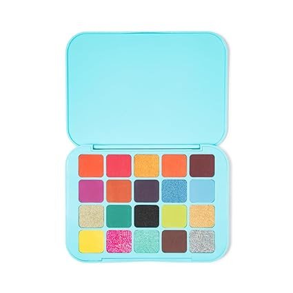 Glam21 Eyeshadow Palette 20 Combination of Mattes and Shimmers|Multicolored | Super Bendable Formula| Ultra Pigmented| Stunning Finish |Eye Makeup Palette |Infinite looks 20gm