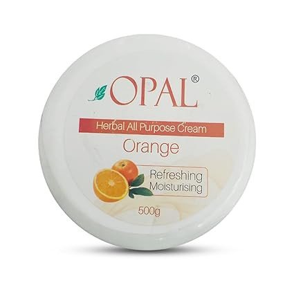 OPAL Orange Herbal All Purpose Cream for Deep Nourishing & Refreshing Moisturizing Cream - Hydrating & Revitalizing Skin Care Cream All Skin Types - 500gm