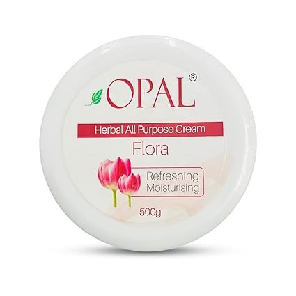 OPAL Flora Herbal All Purpose Cream for Deep Nourishing & Refreshing Moisturizing Cream - Hydrating & Revitalizing Skin Care Cream All Skin Types - 500gm