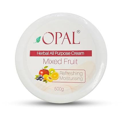 OPAL Mixed Fruit Herbal All Purpose Cream for Deep Nourishing & Refreshing Moisturizing Cream - Hydrating & Revitalizing Skin Care Cream All Skin Types - 500gm