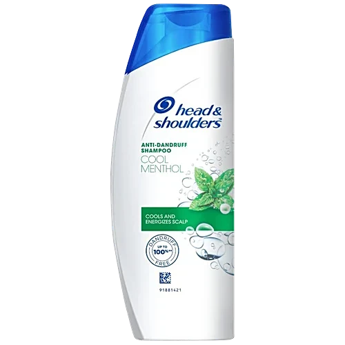 Head & Shoulders Cool Menthol Anti-Dandruff Shampoo - Cools & Energizes Scalp, Upto 100% Dandruff Free, 72 ml
