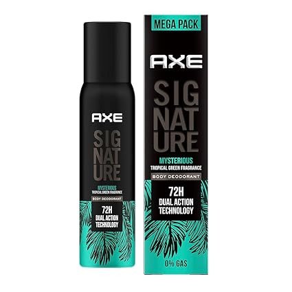 AXE Signature Mysterious Long Lasting No Gas Body Perfume Spray For Men 200 Ml