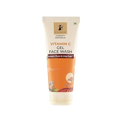 Pilgrim Australian Vitamin C Gel Face Wash for for dry/radiant/glowing skin with Kakadu Plum & Lime Pearl™ | Women & Men | 100 ml