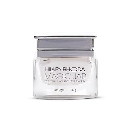 Hilary Rhoda Magic Jar Colour Changing Foundation Cream For All Skin Types | Buildable Coverage | Long Lasting & Weightless Formula | Crease-Free Foundation | Cruelty-Free | Satin Finish | 30G