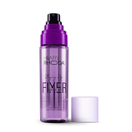 Hilary Rhoda Staying Up Makeup Fixer | Infused with Niacinamide | Hydrating & Refreshing Setting Spray | Smudge-Proof Makeup Fixer | Waterproof & Non-Sticky Formula | 105ml