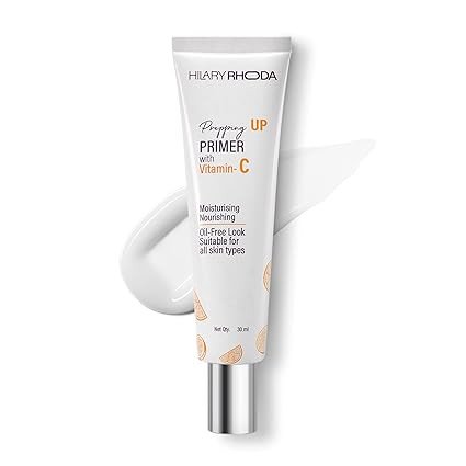 Hilary Rhoda Prepping UP PRIMER with Vitamin C | Pore Minimizer & Blur Primer | Oil Control & Suitable for All Skin Types | Infused with Vitamin C | 30 ml