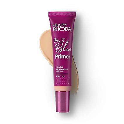 Hilary Rhoda Here to Blur Primer | Tinted & Silicon-Based | Water Resistant Primer | Matte Finish & Blurs Pores | Oil Control & Lightweight | 25g