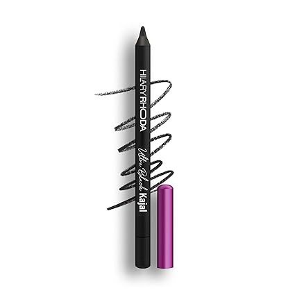Hilary Rhoda Ultra Black Kajal | 18-Hour Stay | Kajal & Eyeliner | Waterproof & Smudge-Proof | Suitable for Sensitive eyes | Twist Up - 1.2g