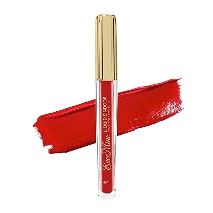Hilary Rhoda Ever Mine Liquid Sindoor | Long Lasting | Smudge-Proof & Sweat-Resistant | Crease-Free Sindoor | Quick Drying Formula | Highly-Pigmented | 4ml