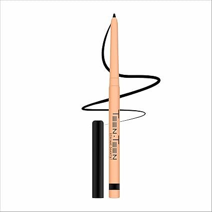 TEEN TEEN Eyemagic Kajal | Intense Black, 12H Long-Lasting & Waterproof | Smudge-Proof, Smudge-Resistant Eye Pencil, Black, 0.35gm